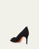 Santoni 65mm Suede Pointed-Toe Pumps - 4