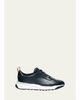 Santoni Men's Innova Velatura Leather Sneakers - 1