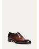 Santoni Men's People Wingtip Leather Oxfords - 2