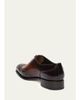 Santoni Men's People Wingtip Leather Oxfords - 3