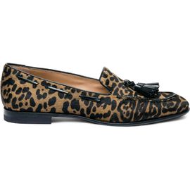 Santoni Santoni Cavallino Leather Tassel Loafer