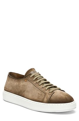 Santoni Santoni Damps Low Top Suede Sneaker