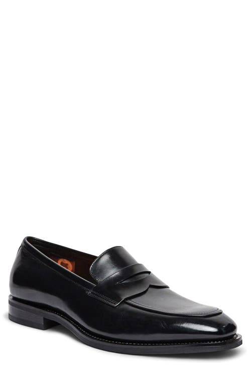 Santoni Santoni Gregor Leather Penny Loafer