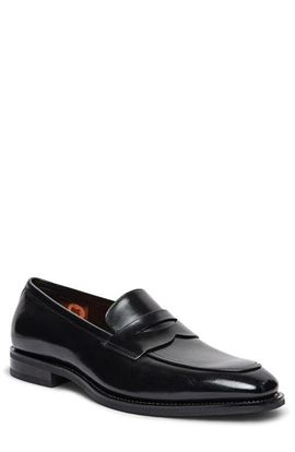 Santoni Santoni Gregor Leather Penny Loafer