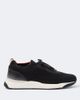 Santoni Santoni Leather-trimmed knitted sneakers - 5