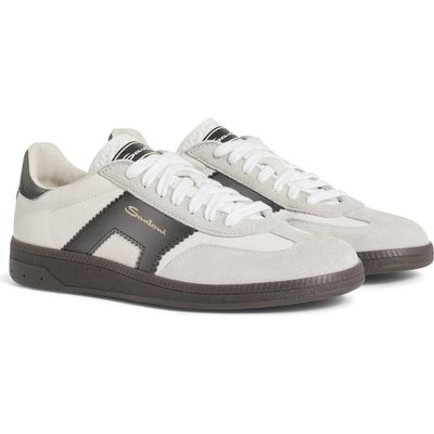 Santoni Santoni Leather and Suede DBS Oly Sneaker
