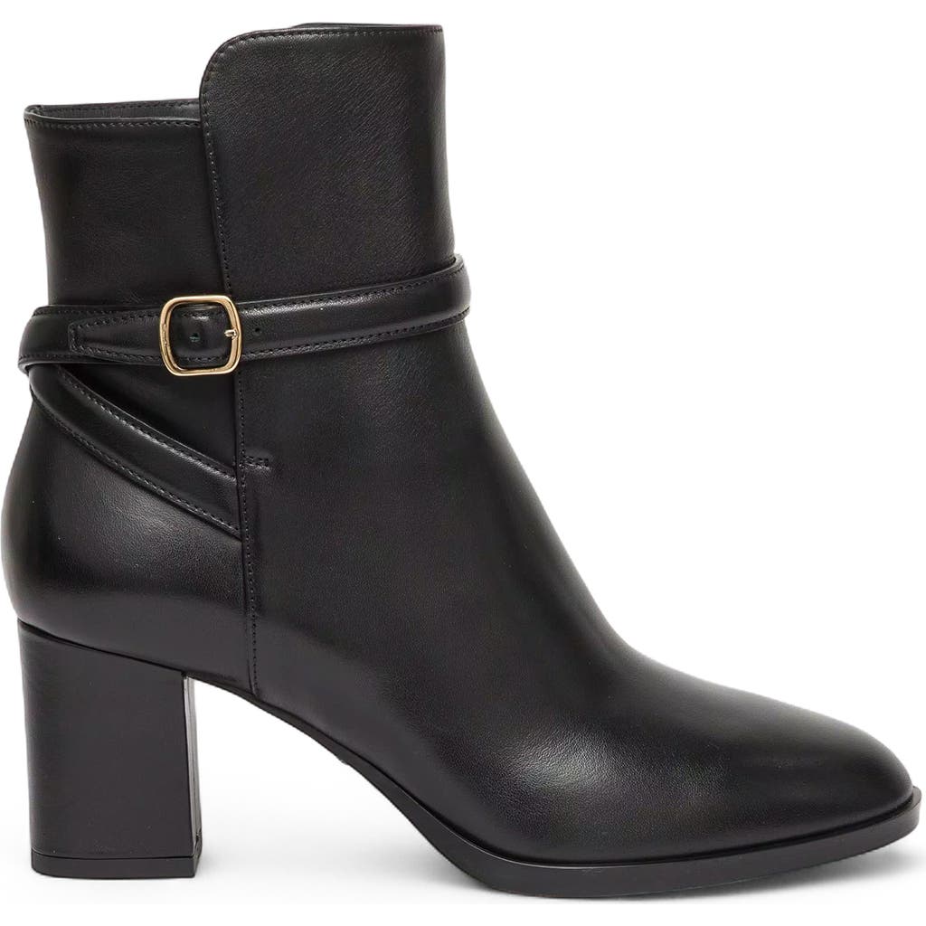Santoni Santoni Leather Mid-Heel Ankle Boot