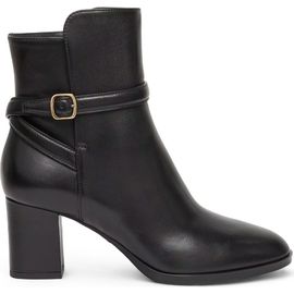 Santoni Santoni Leather Mid-Heel Ankle Boot
