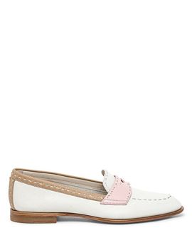 Santoni Santoni Leather Penny Loafer