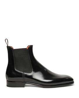 Santoni Santoni Men's Leather Chelsea Boots