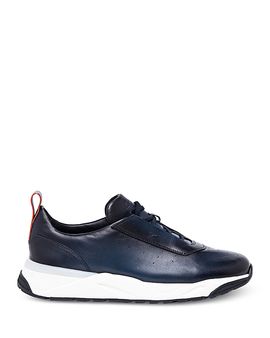 Santoni Santoni Men's Leather Low Top Sneakers