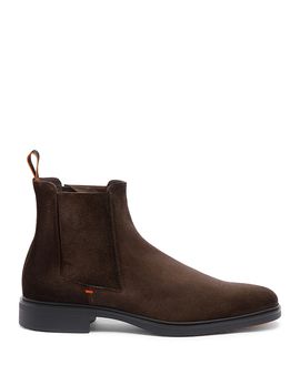 Santoni Santoni Men's Suede Chelsea Boots