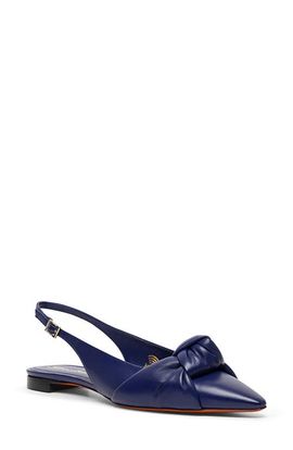 Santoni Santoni Slingback Pointed Toe Flat