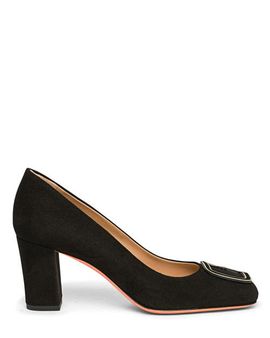 Santoni Santoni Suede High-Heel Pump
