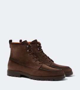 Santoni Santoni Suede lace-up boots