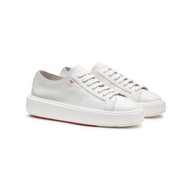 Santoni Santoni Tumbled Leather Sneaker