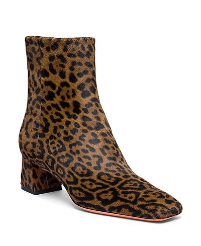 Santoni Santoni Women's Animal Print Ankle Boot