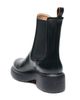 Santoni Santoni Women's Leather Easy Ankle Boot - 3