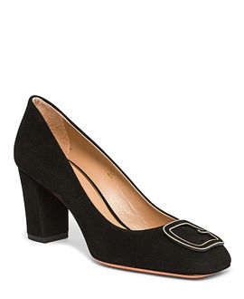 Santoni Santoni Women's Suede High-Heel Pump