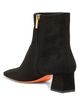 Santoni Santoni Women's Suede Mid-Heel Ankle Boot - 4