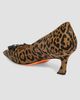 Santoni Women's Adri 55MM Leopard-Print Calf Hair Pumps - 3
