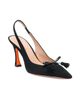 Santoni Women's Adri Bow 85MM Slingback Pumps - 2