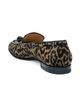 Santoni Women's Andrea Leopard-Print Calf Hair Loafers - 4