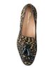 Santoni Women's Andrea Leopard-Print Calf Hair Loafers - 5