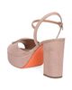Santoni Women's Carla 60MM Suede Platform Sandals - 4