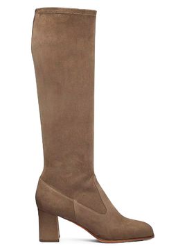 Santoni Women's Carla 65MM Suede Knee-High Boots