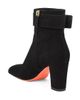 Santoni Women's Marta 70MM Suede Buckle Booties - 4