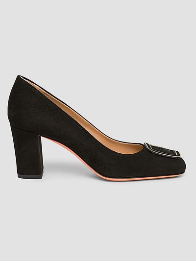 Santoni Women's Marta 70MM Suede Pumps