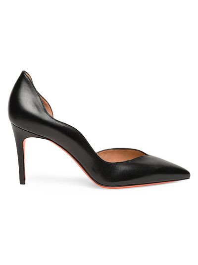Santoni Women's Petal 85MM Leather D'Orsay Pumps