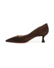 Santoni Women's Sabine 55MM Suede Pumps - 5