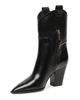 Santoni Women's Sharla 85MM Leather Boots - 4