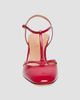 Santoni Women's Sofia Patent Leather 50MM T-Strap Pumps - 4
