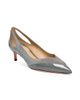 Santoni Women's Suede & Patent Leather Cut-Out Pumps - 2