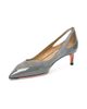 Santoni Women's Suede & Patent Leather Cut-Out Pumps - 5