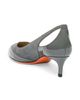 Santoni Women's Suede & Patent Leather Cut-Out Pumps - 7