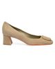 Santoni Women's Suede Block Heel Sandals - 1