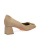 Santoni Women's Suede Block Heel Sandals - 3