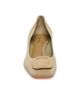 Santoni Women's Suede Block Heel Sandals - 4