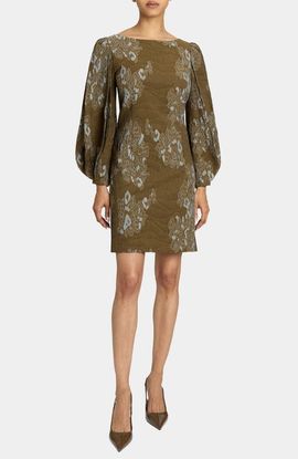 Santorelli Santorelli Arana Shift Bishop Sleeve Dress