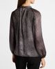 Santorelli Santorelli Dakota Mock Neck Printed Blouse - 2