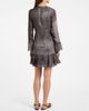 Santorelli Santorelli Drake Long Sleeve Printed Shift Dress - 3