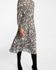Santorelli Santorelli Irina Ruffle-Neck Buttoned Midi Dress - 2