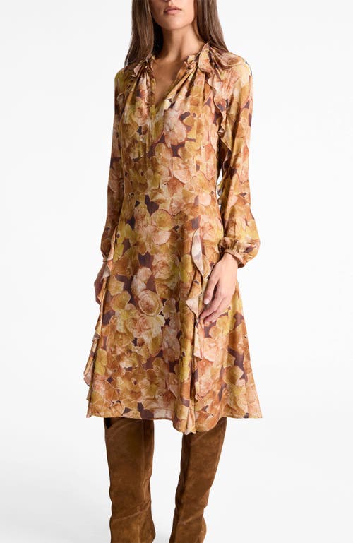 Santorelli Santorelli Jayda Long Sleeve Ruffle Dress