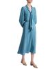 Santorelli Santorelli Jenn Long Sleeve Silk Midi Tie-Neck Dress - 2