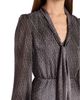 Santorelli Santorelli Jenn Midi Dress with Drop Tie Neck in Micro-Dot Print - 3