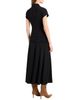 Santorelli Santorelli Kardi Ruched Mock Neck Maxi Dress in Soft Jersey - 4